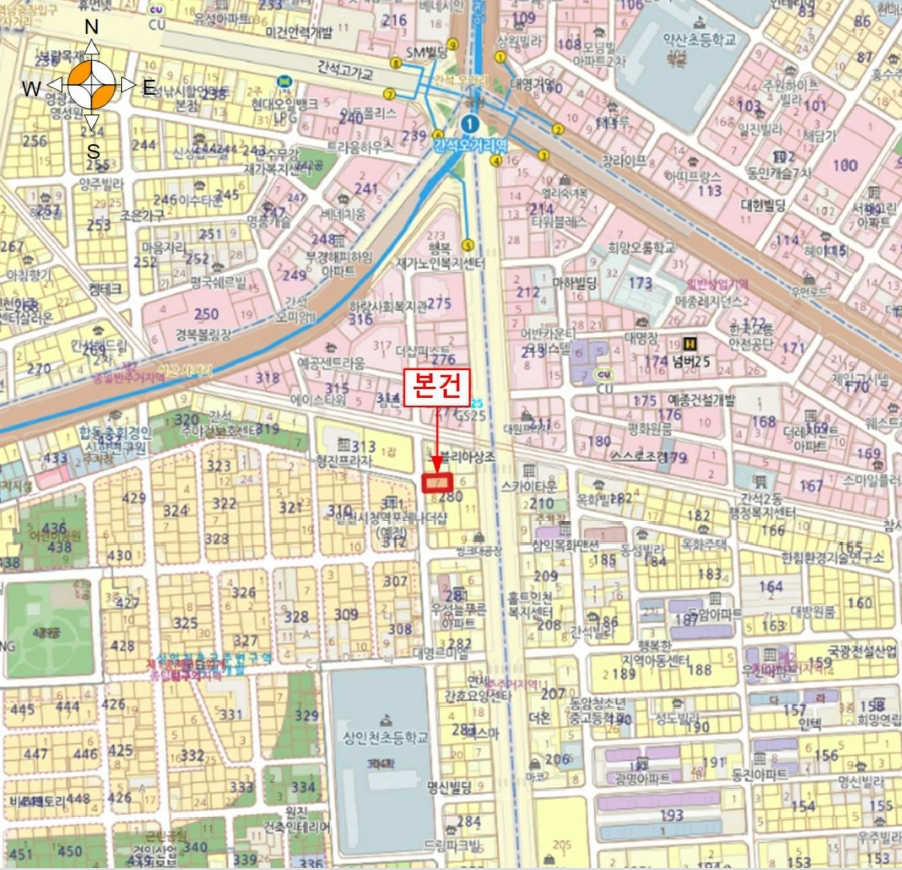 인천 남동구 간석동 280-7, 5층 507호 (간석동,엑설런트) 도시형생활주택 경매 사진 9