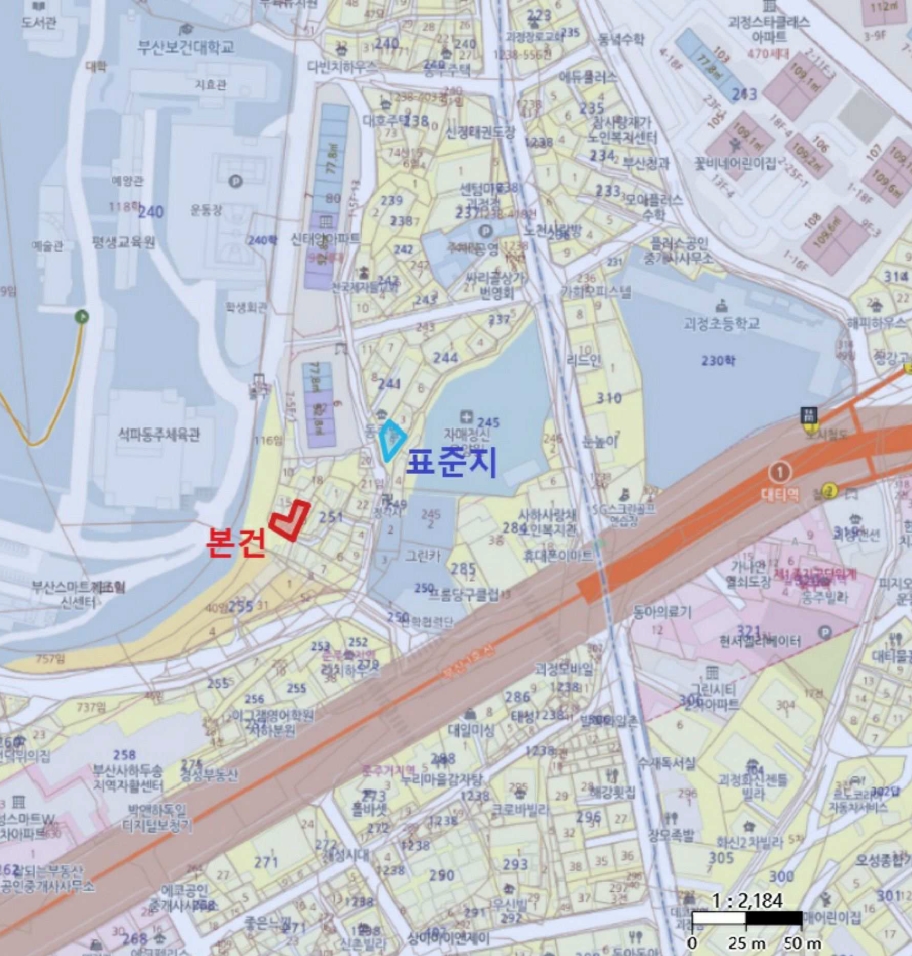 부산광역시 사하구 괴정동 251-17 대지 경매 사진 14