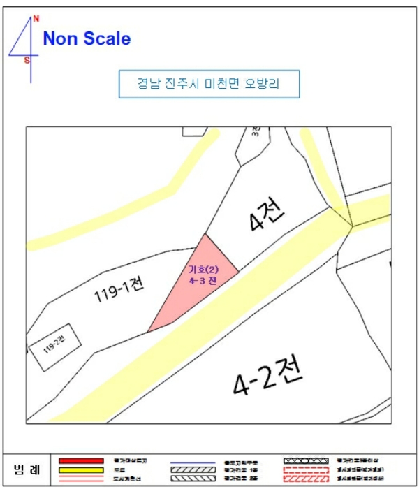 경상남도 진주시 미천면 오방리 4-3 전 경매 사진 5