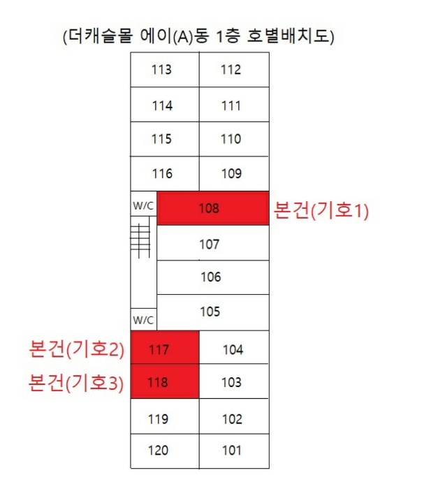 충북 제천시 강제동 275-14, 에이동 1층117호 (강제동,더캐슬몰) 외 1필지 근린상가 경매 사진 11