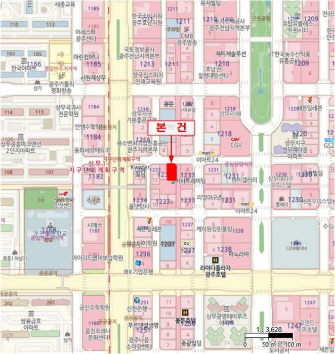 광주 서구 치평동 1233-2, 제1층 제101호 근린상가 경매 사진 12