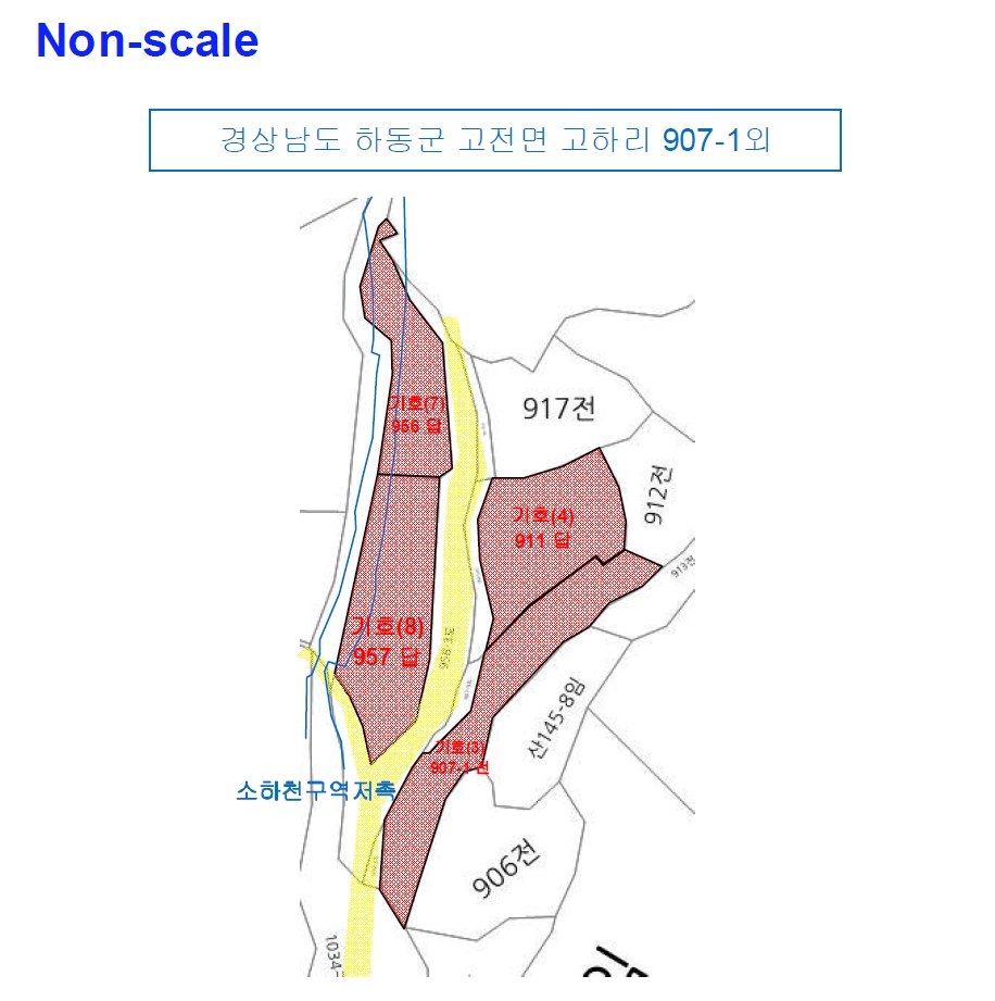 경상남도 하동군 고전면 고하리 956 외 1필지 답 경매 사진 8