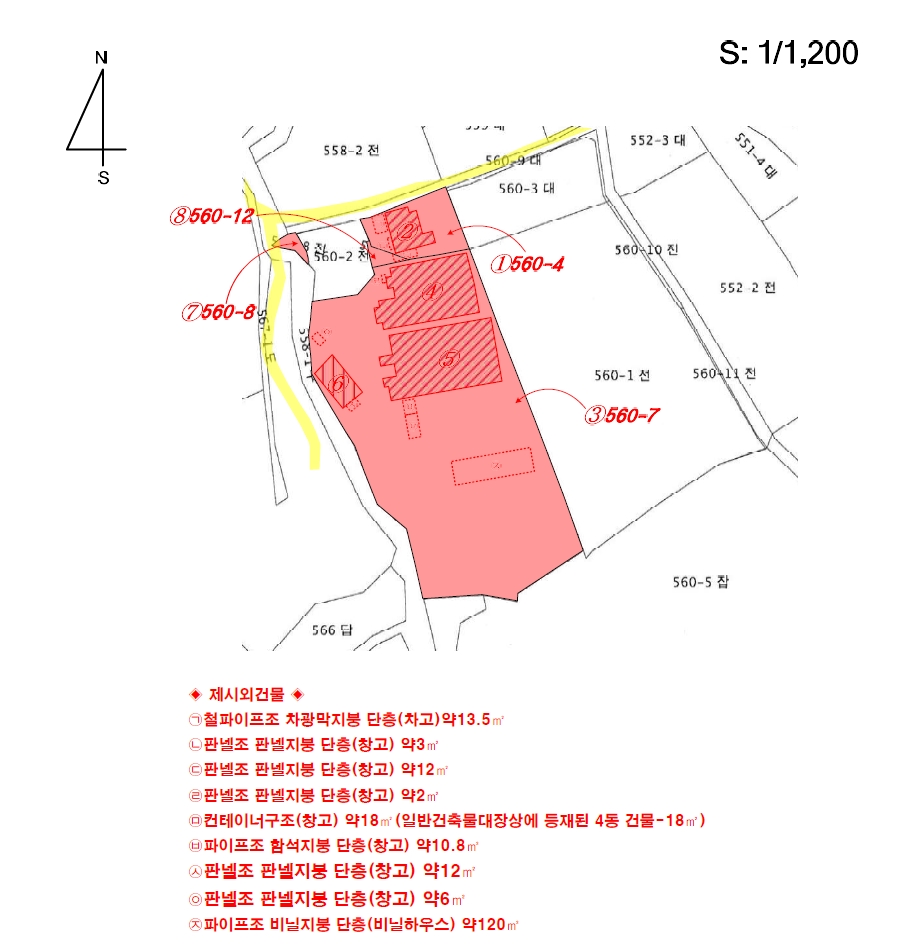 경기도 포천시 일동면 수입리 560-4 외 3필지 동물및식물관련시설 경매 사진 68