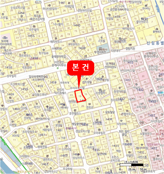 서울특별시 관악구 신림동 1437-19 태양오피스텔 4층408호 오피스텔 경매 사진 25