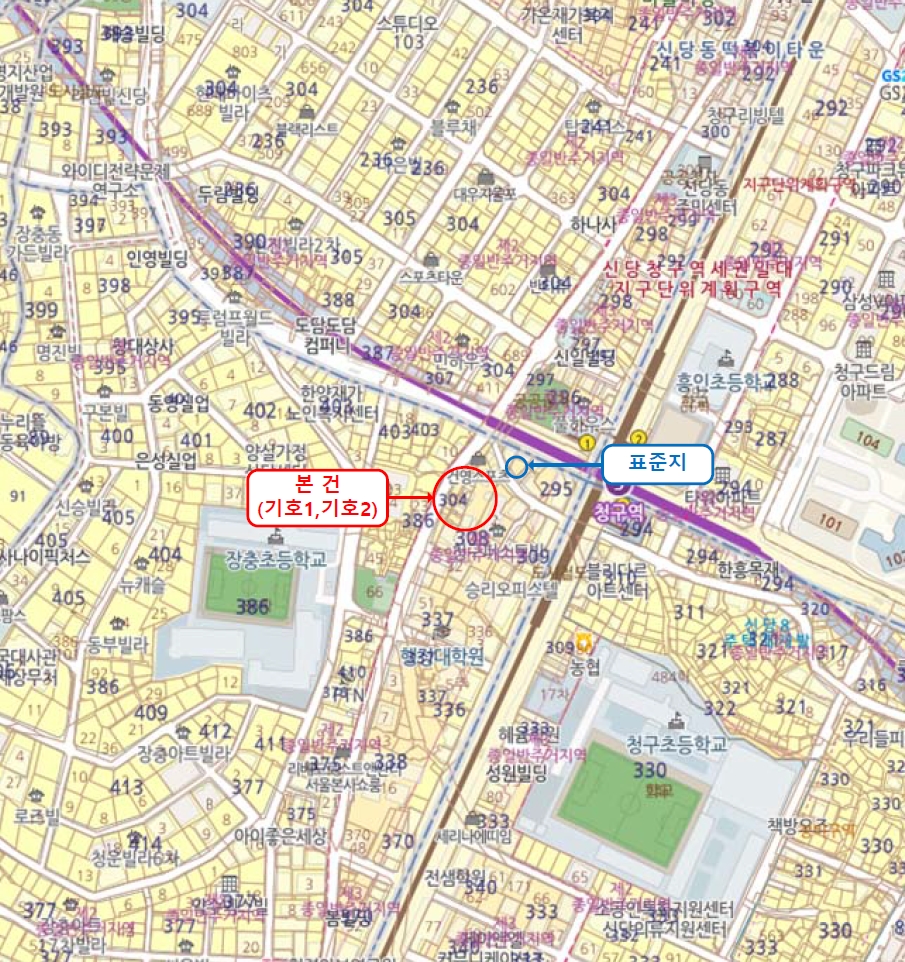 서울특별시 중구 신당동 308-55 대지 경매 사진 19