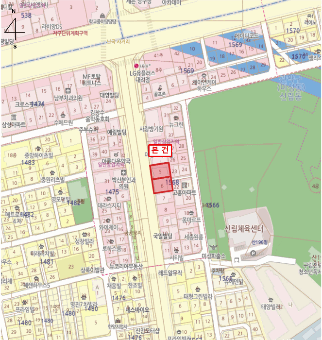 서울특별시 관악구 신림동 1568-5 더위일관악파크뷰 8층804호 외 1필지 오피스텔(주거) 경매 사진 7