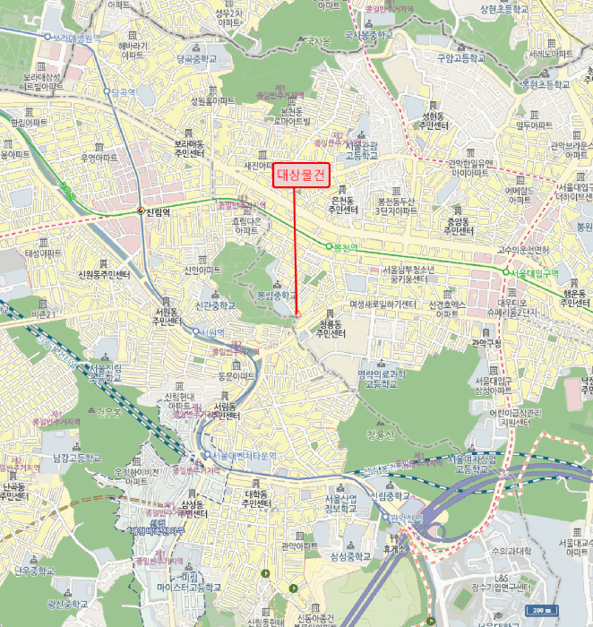 서울특별시 관악구 봉천동 1535-52 수팰리스에프티 101동 6층601호 외 5필지 도시형생활주택 경매 사진 12