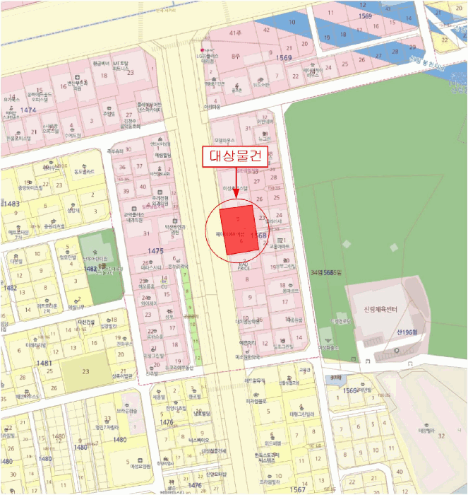 서울특별시 관악구 신림동 1568-5 더위일관악파크뷰 7층707호 외 1필지 오피스텔(주거) 경매 사진 12