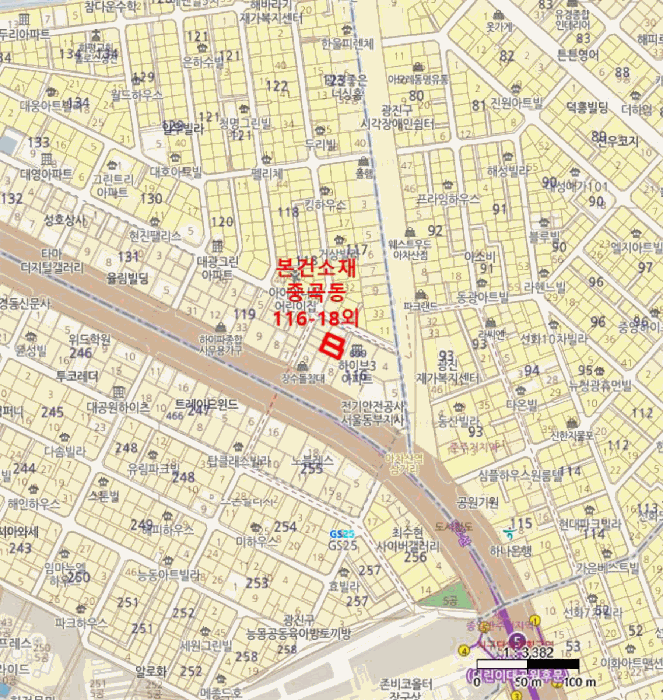 서울특별시 광진구 중곡동 116-18 레졸루트아차산 비동 4층402호 외 1필지 다세대주택 경매 사진 14