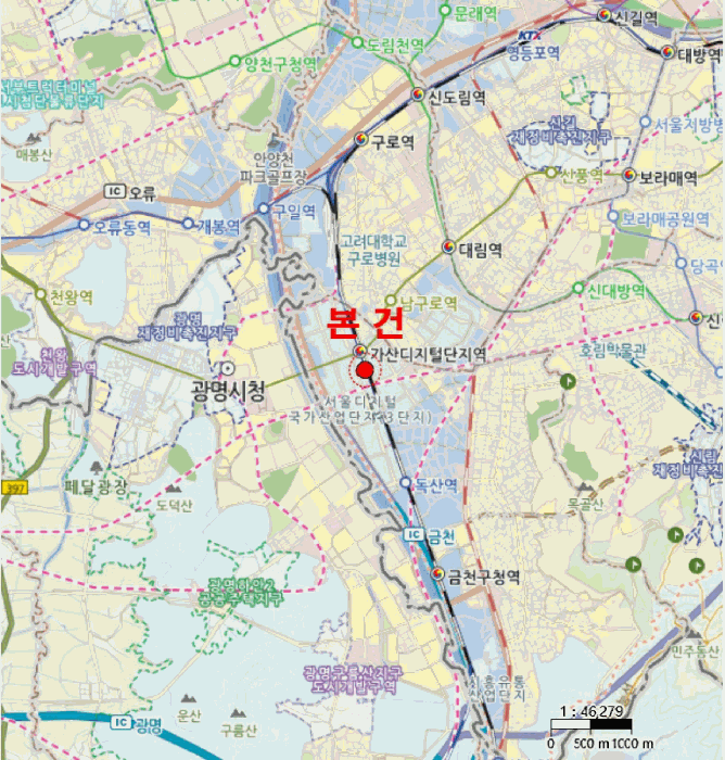 서울특별시 금천구 가산동 371-57 가산더스카이밸리1차 제지층 제205호 아파트형공장 경매 사진 23