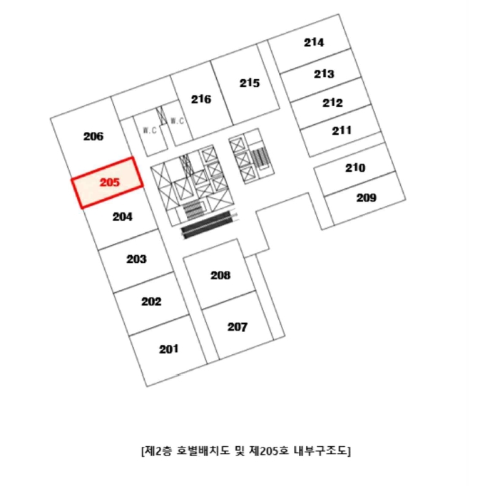 서울특별시 금천구 가산동 371-106 가산더블유센터 제2층 제205호 오피스텔 경매 사진 23