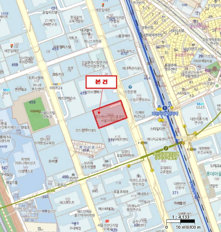 서울특별시 금천구 가산동 371-106 가산더블유센터 제2층 제205호 오피스텔 경매 사진 22