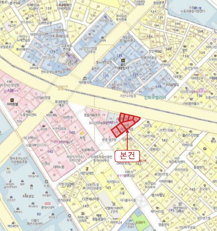 서울특별시 금천구 가산동 141-2 가산양우내안애애플 제13층 제1311호 외 6필지 아파트 경매 사진 8