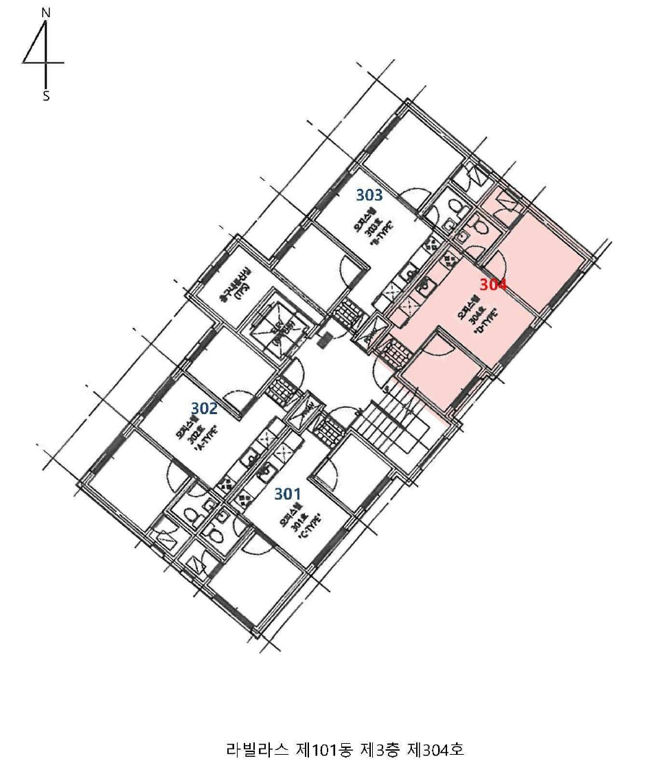 서울 강서구 등촌동 637-19, 제101동 제3층 제304호 (등촌동, 라빌라스) 오피스텔(주거) 경매 사진 10