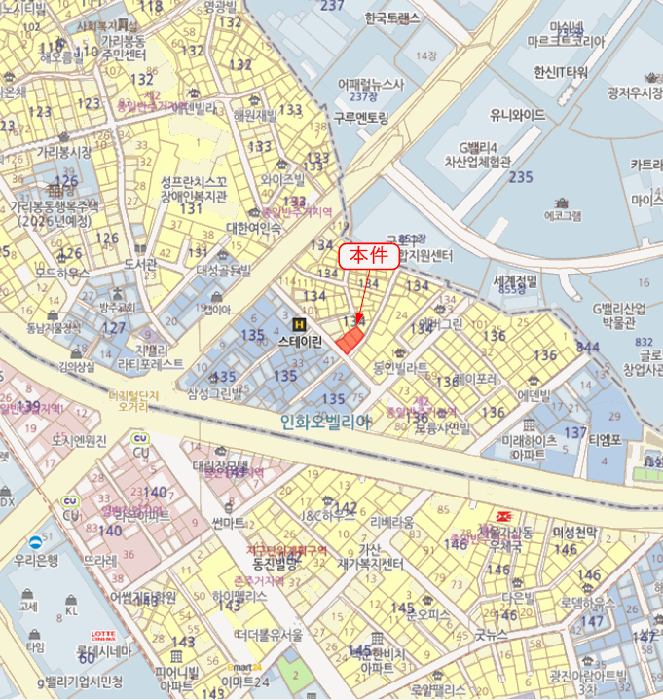 서울특별시 구로구 가리봉동 134-82 아덴하임 제4층 제402호 외 2필지 다세대주택 경매 사진 8