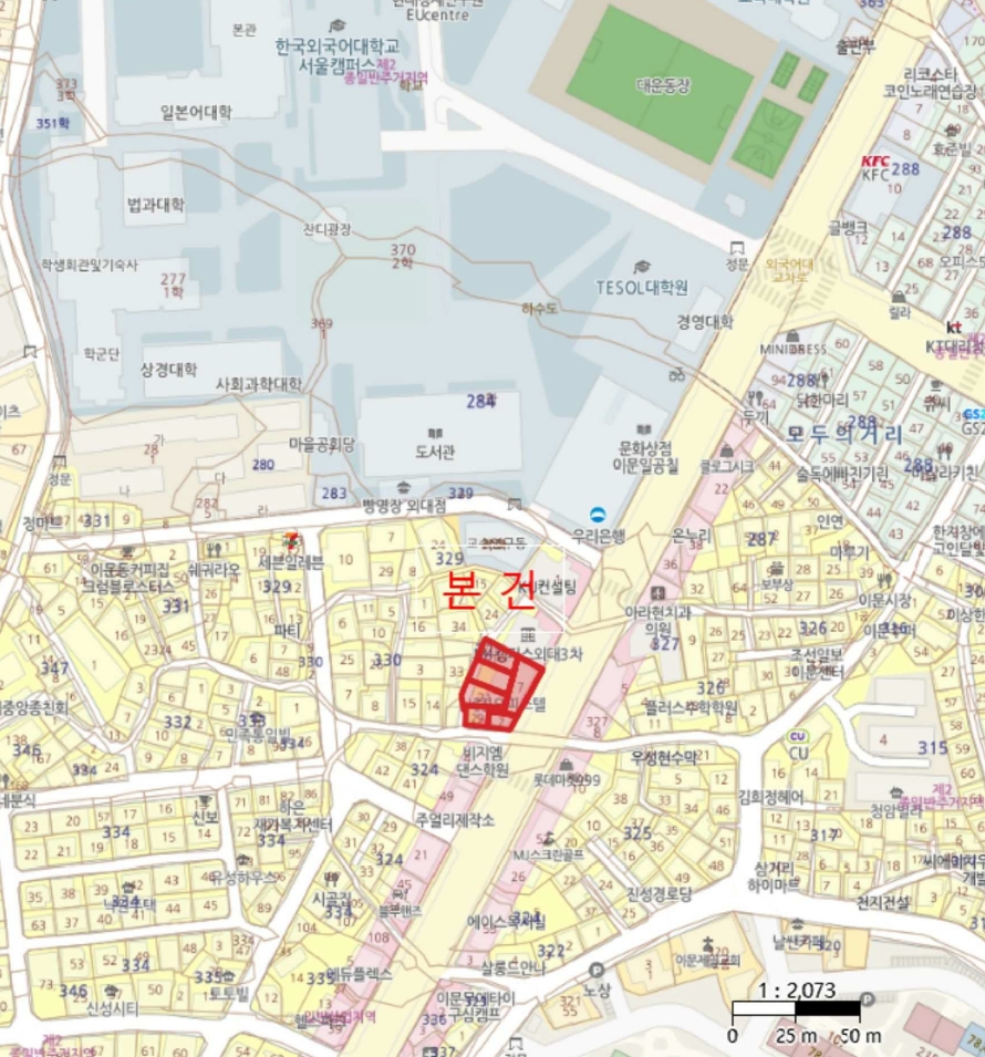 서울 동대문구 이문동 327-7, 10층 1004호 (이문동,세진빌딩) 외 6필지 아파트 경매 사진 14