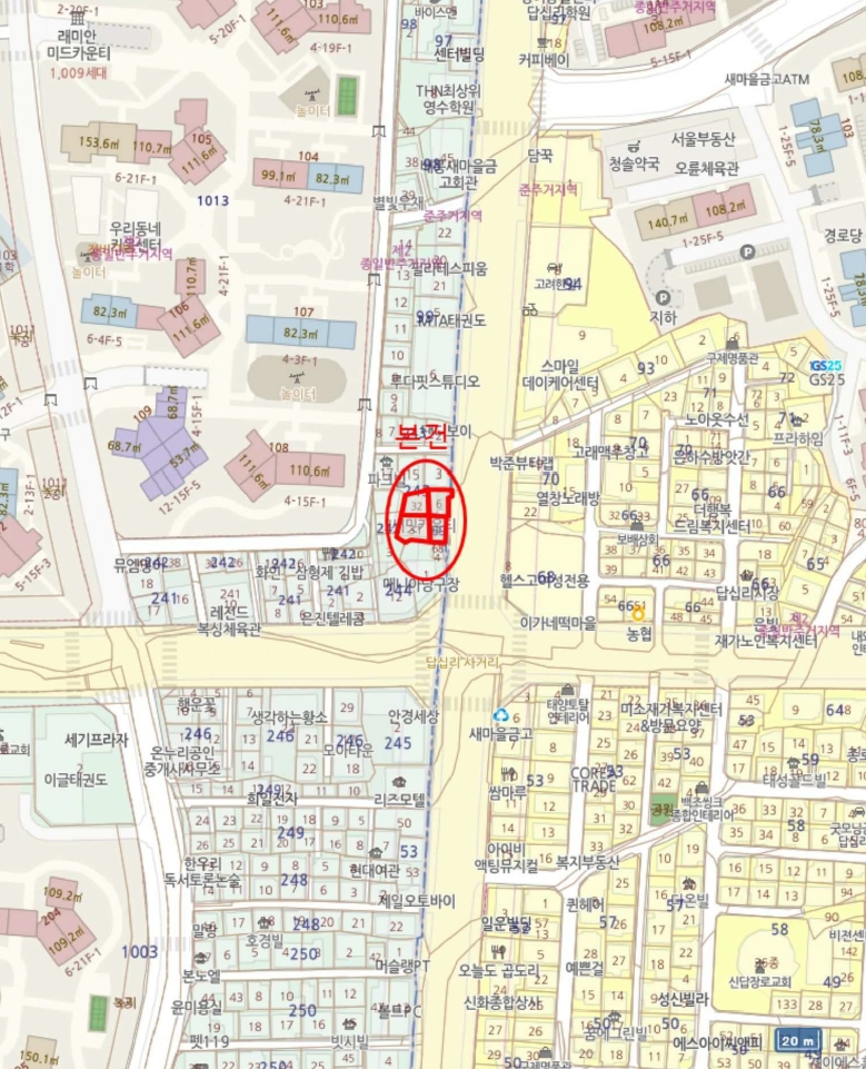서울특별시 동대문구 답십리동 243-6 써밋카운티 6층 603호 외 3필지 오피스텔(주거) 경매 사진 16