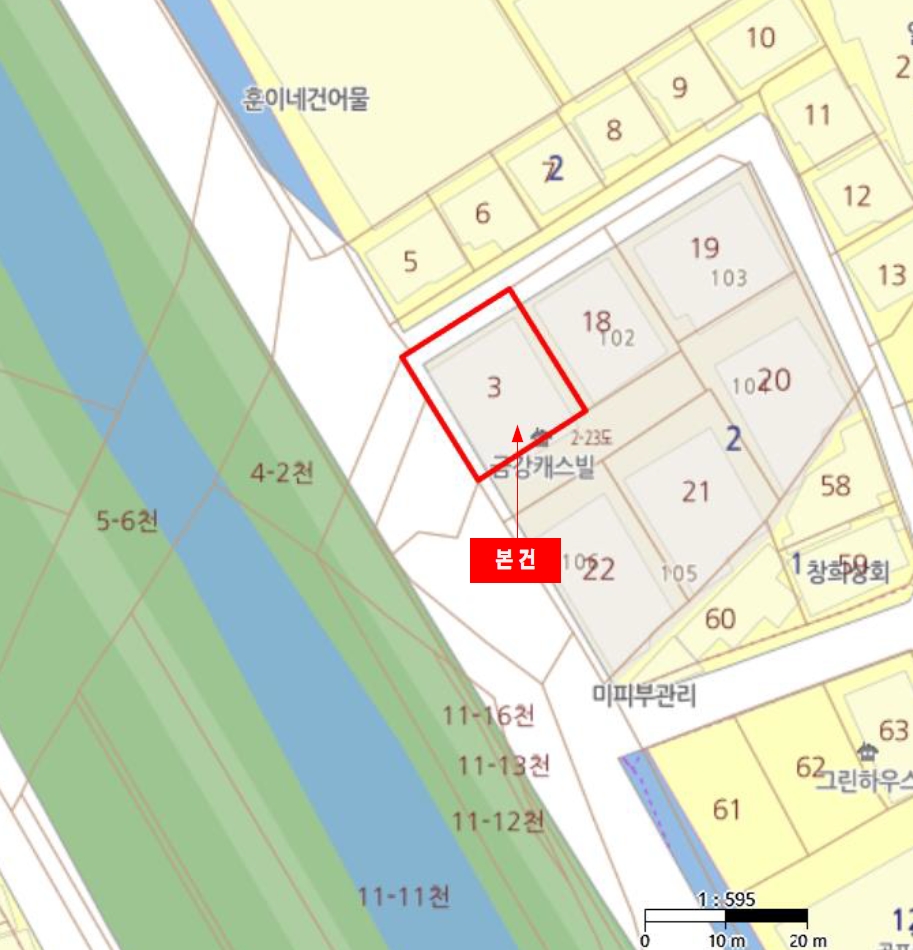 경기도 의정부시 의정부동 2-3 금강캐스빌 101동 1층 101호 다세대(빌라) 경매 사진 21