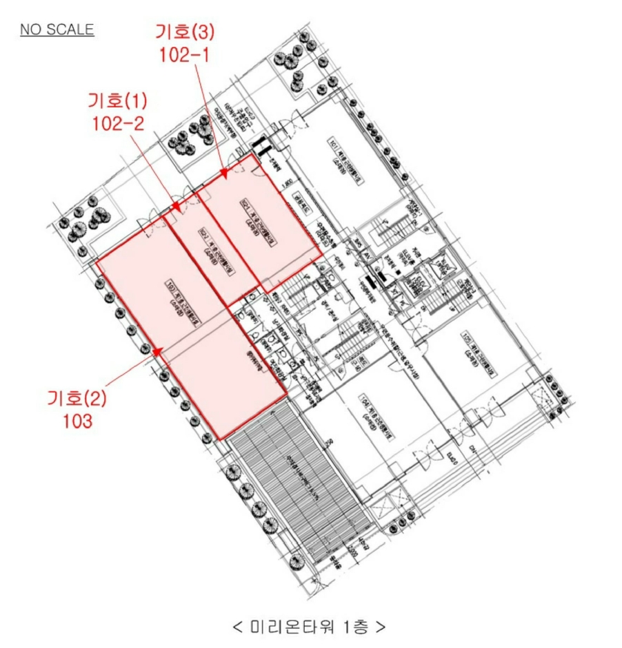 경기도 의정부시 의정부동 15-3 미리온타워 1층 102-2호 근린상가 경매 사진 17