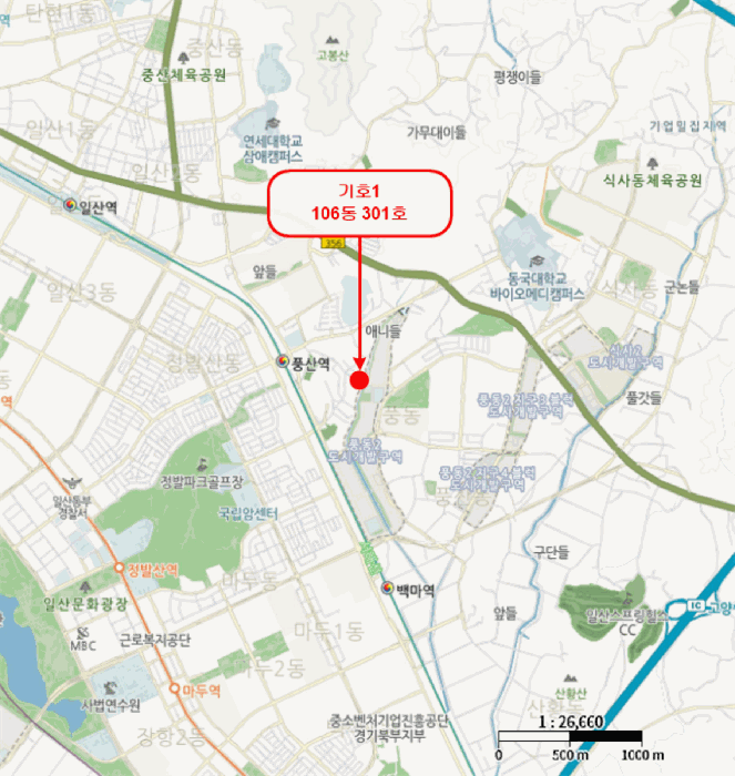 경기도 고양시 일산동구 풍동 1398 스타팰리스 106동 3층301호 다세대(빌라) 경매 사진 36