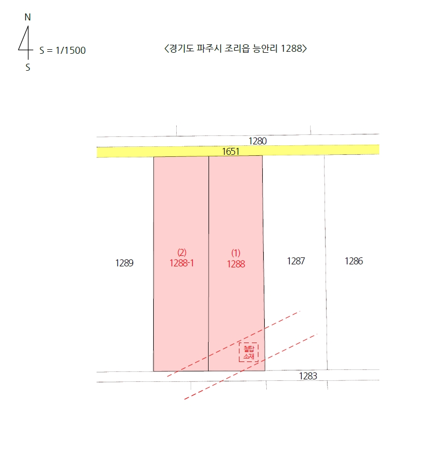 경기도 파주시 조리읍 능안리 1288 답 경매 사진 9
