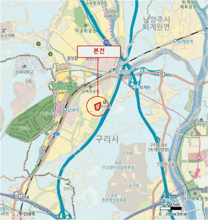 경기도 구리시 갈매동 552-6 구리갈매아너시티 지하1층비에이치109호 아파트형공장 경매 사진 28