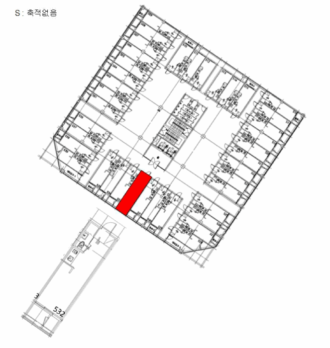 인천 연수구 연수동 597-4, 5층532호 (연수동,연수프라자) 도시형생활주택 경매 사진 12