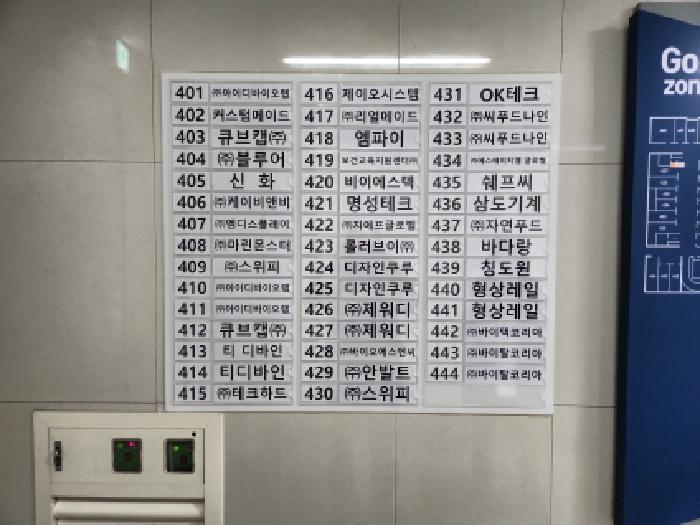인천광역시 서구 오류동 1656-1 블루텍 4층공존-415호 아파트형공장 경매 사진 13