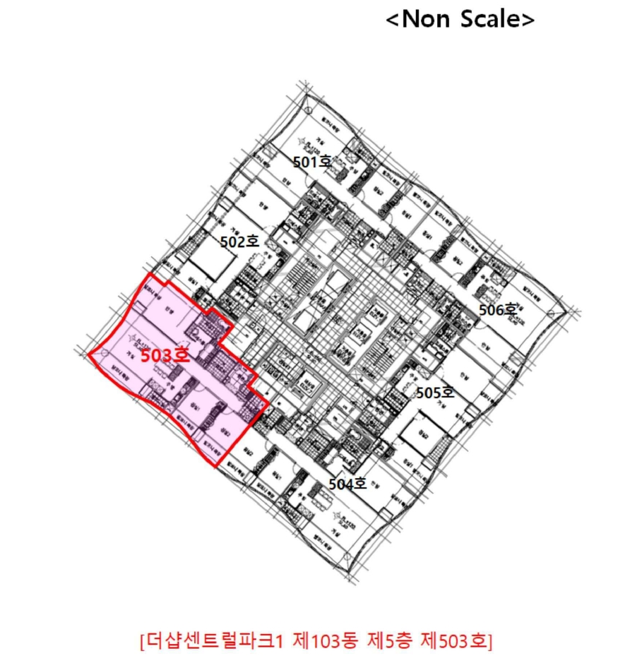 인천광역시 연수구 송도동 23-3 더샵센트럴파크1 103동 5층503호 아파트 경매 사진 12
