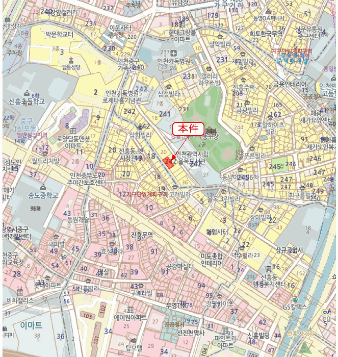 인천광역시 중구 율목동 242-45 진흥빌라 에이동 3층301호 다세대(빌라) 경매 사진 19