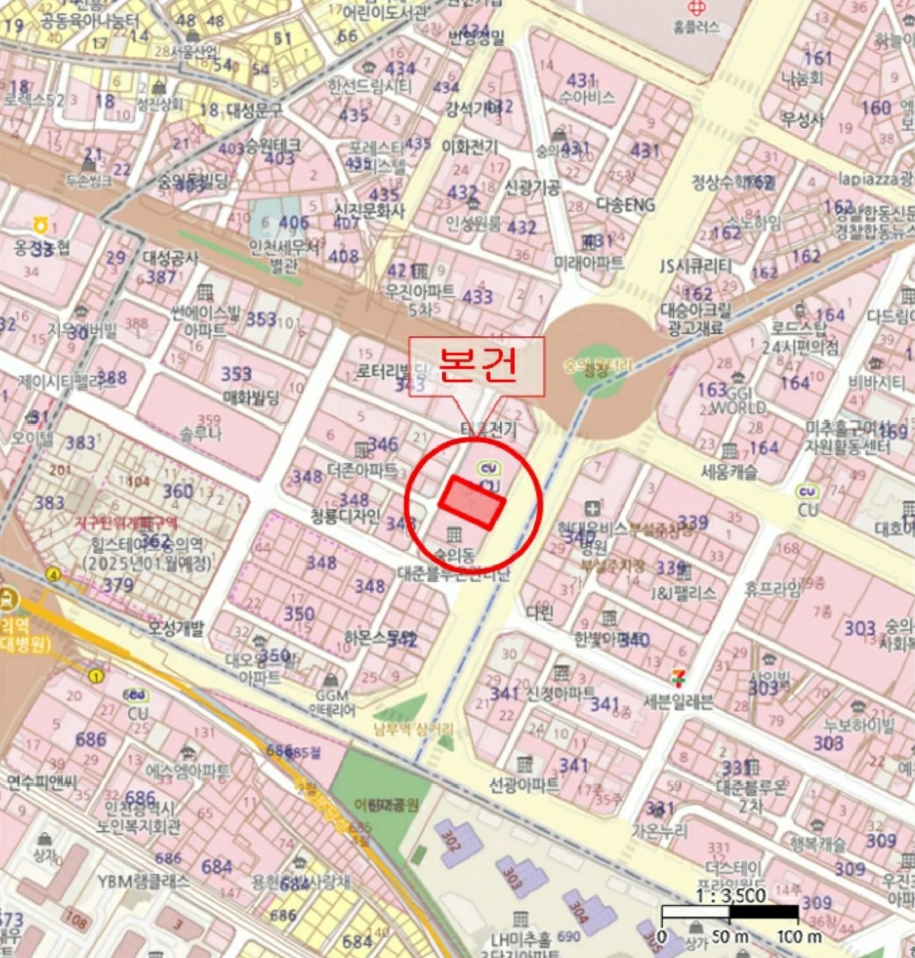 인천광역시 미추홀구 숭의동 342-7 대준블루온 103동 2층203호 오피스텔 경매 사진 23
