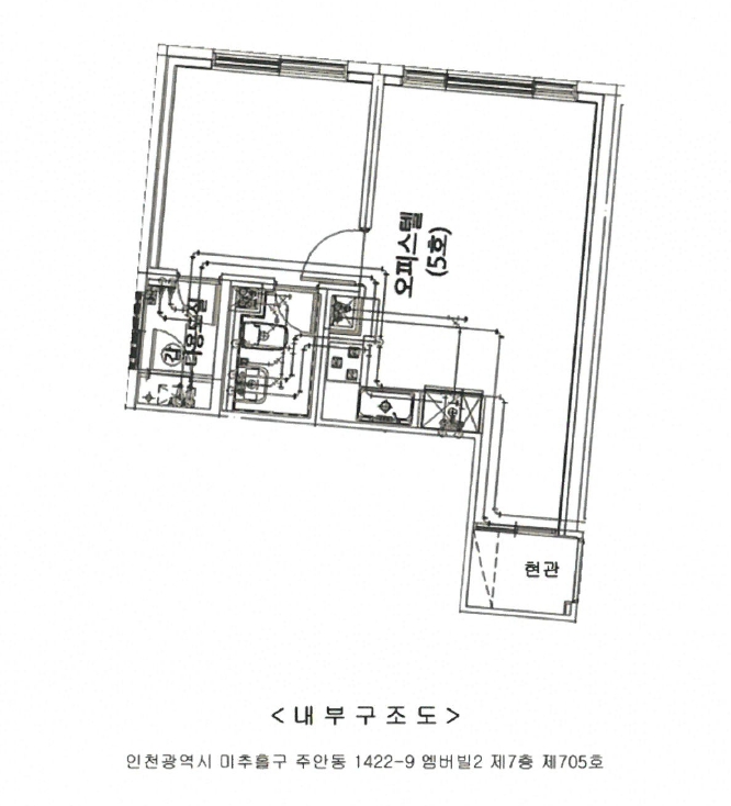 인천광역시 미추홀구 주안동 1422-9 엠버빌2 7층705호 오피스텔 경매 사진 23