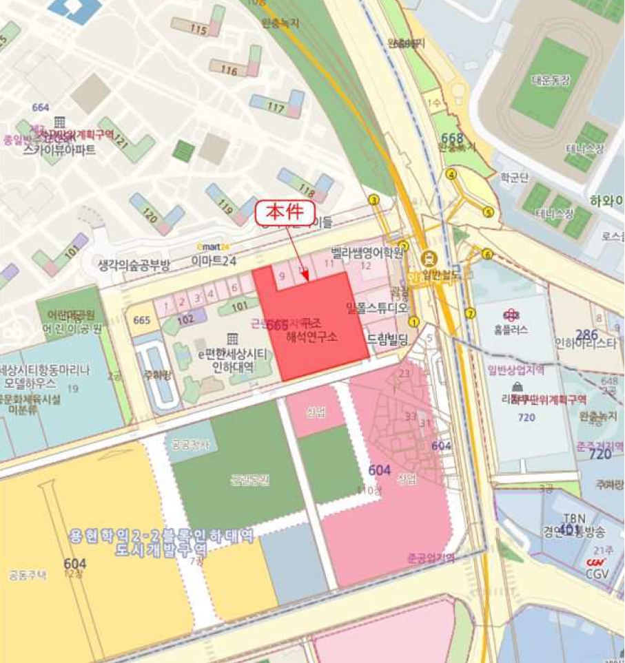 인천광역시 미추홀구 용현동 665-8 인하대역헤리움메트로타워 17층1729호 오피스텔 경매 사진 19