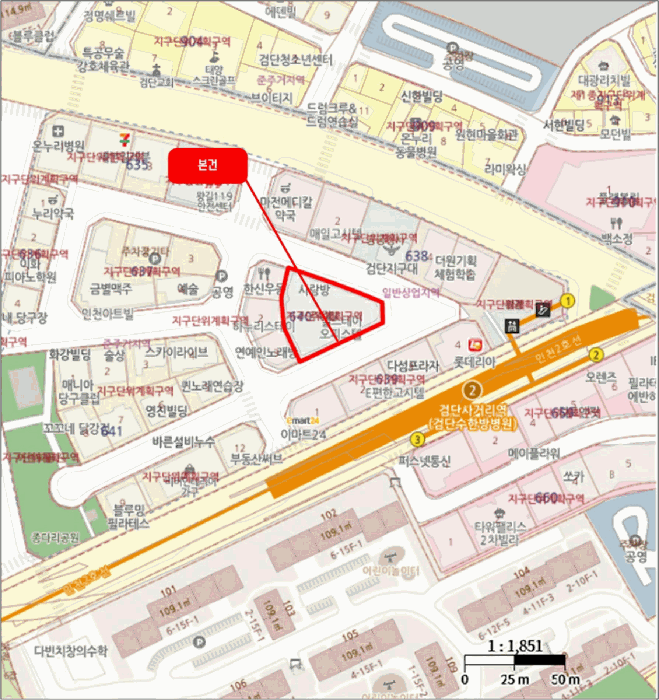 인천 서구 왕길동 640-4, 10층1011호 (왕길동,마전복합타워) 오피스텔(주거) 경매 사진 11