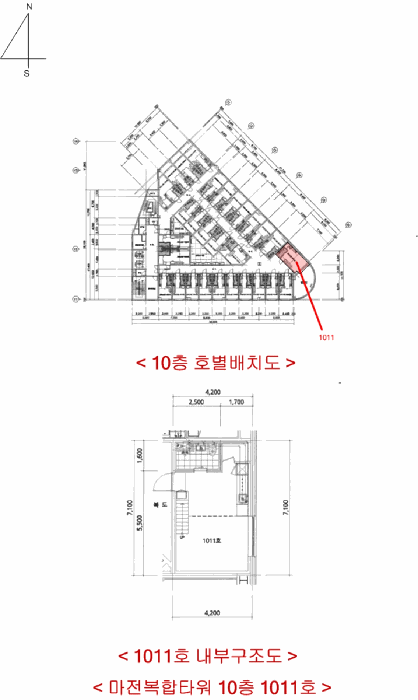 인천 서구 왕길동 640-4, 10층1011호 (왕길동,마전복합타워) 오피스텔(주거) 경매 사진 12