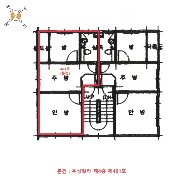 인천광역시 부평구 부평동 768-108 우성빌라 4층401호 다세대(빌라) 경매 사진 19
