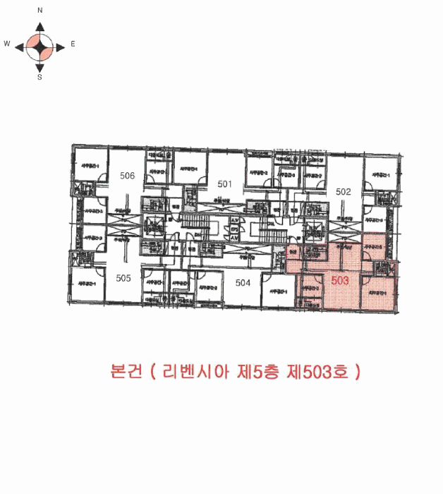인천광역시 남동구 만수동 844-40 리벤시아 5층503호 오피스텔 경매 사진 18