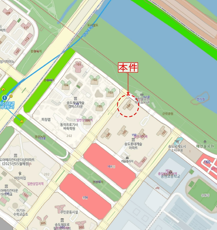 인천 연수구 송도동 150, 104동 3층303호 (송도동,롯데캐슬) 아파트 경매 사진 8