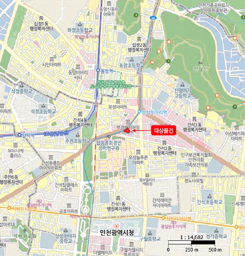 인천 남동구 간석동 316-3, 1동 4층102동403호 (간석동,센트라움주건축물) 오피스텔(주거) 경매 사진 10
