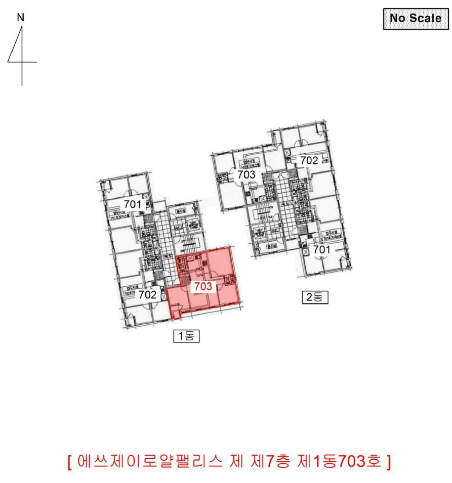 경기 부천시 원미구 춘의동 155-6, 7층 1동 703호 (춘의동,에쓰제이로얄팰리스) 오피스텔(주거) 경매 사진 11
