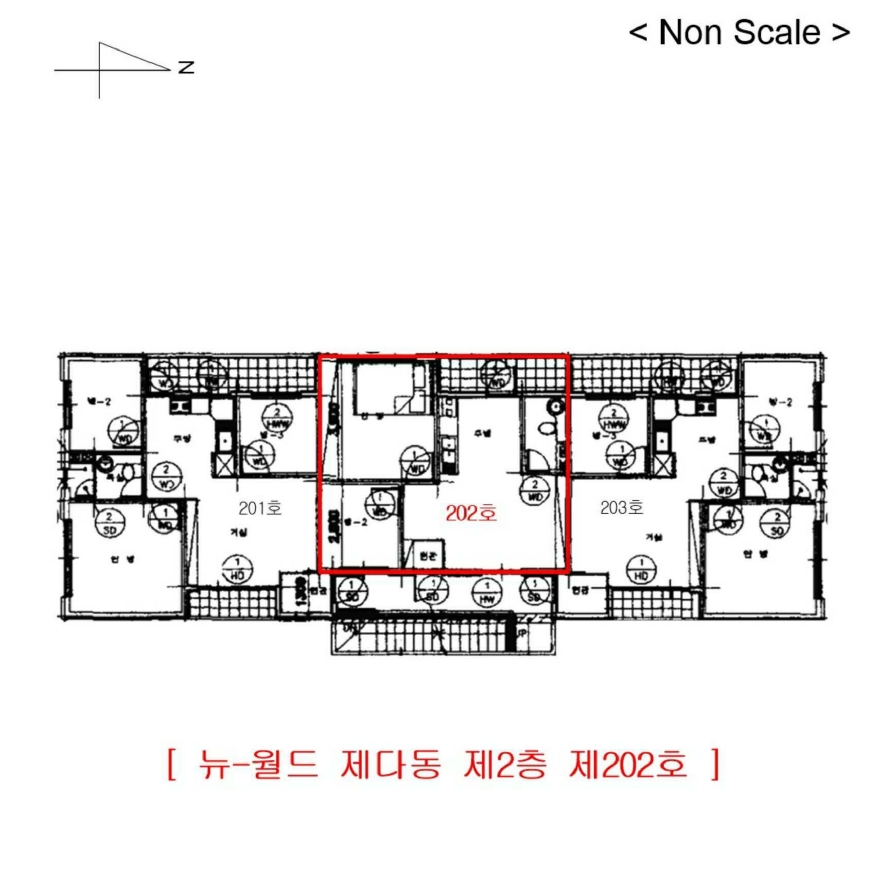 경기 부천시 소사구 송내동 579-33, 다동 2층 202호 (송내동,뉴-월드) 다세대주택 경매 사진 8