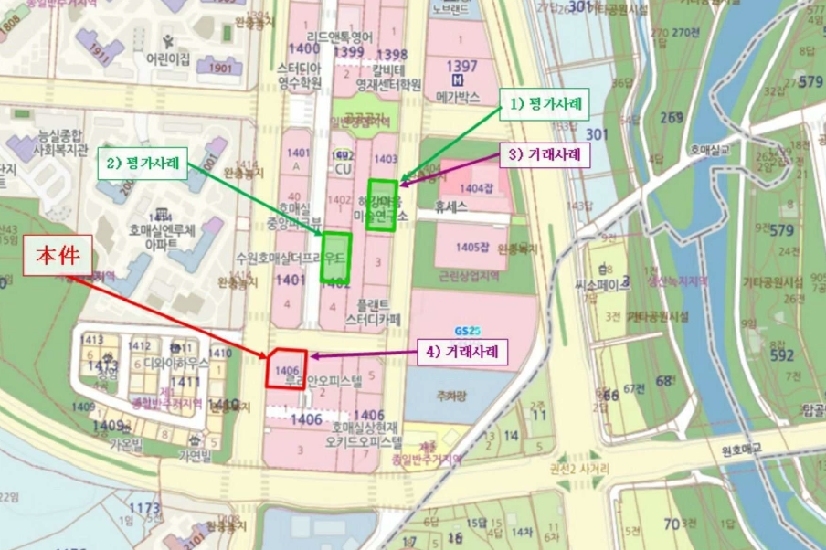경기도 수원시 권선구 호매실동 1406 골든프라자주건축물 1동 3층305호 근린상가 경매 사진 23