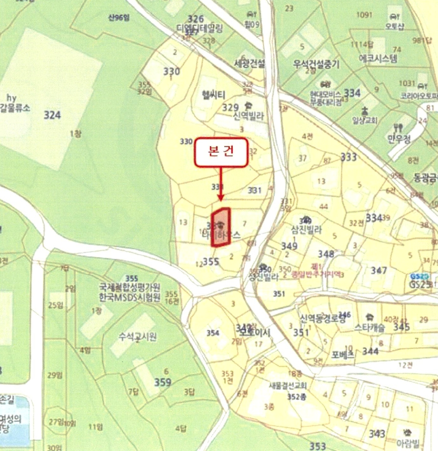 경기도 용인시 기흥구 신갈동 331-9 2층201호 다세대(빌라) 경매 사진 21