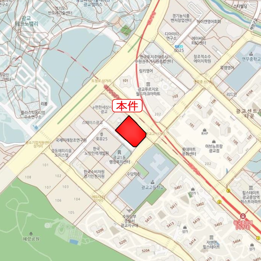 경기 수원시 영통구 이의동 1351-6, 13층베타1305호 (이의동,광교유니코어) 외 1필지 오피스텔(주거) 경매 사진 10