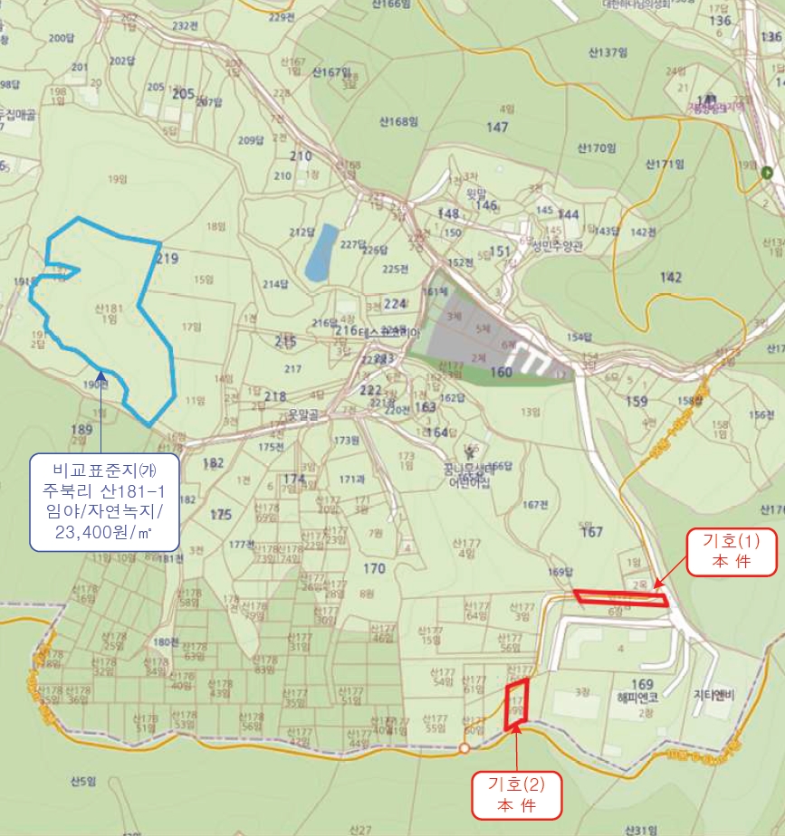 경기도 용인시 처인구 양지면 주북리 산177-17 외 1필지 임야 경매 사진 10