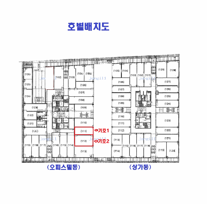 경기도 화성시 오산동 1088-2 우성르보아시티 1층에이동(오피스텔동)111호 근린상가 경매 사진 11