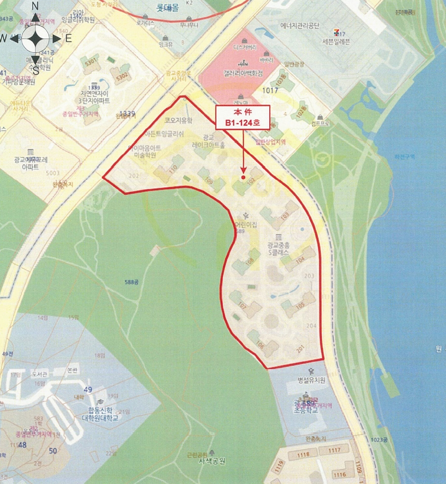 경기도 수원시 영통구 원천동 589 광교중흥에스클래스판매시설 지1층비1-124호 근린상가 경매 사진 34
