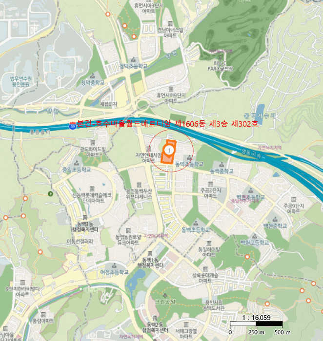 경기도 용인시 기흥구 동백동 574 호수마을월드메르디앙 1606동 3층302호 아파트 경매 사진 19