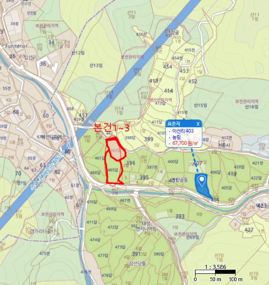경기도 광주시 곤지암읍 이선리 464 외 2필지 답 경매 사진 10