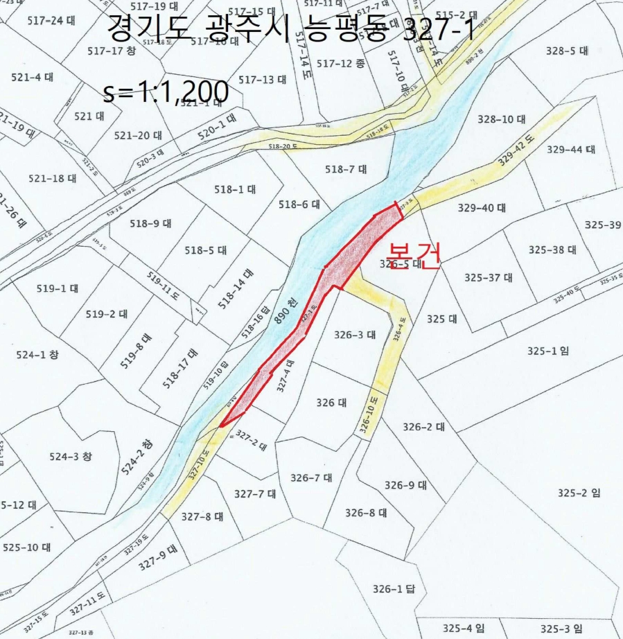 경기도 광주시 능평동 327-1 도로 경매 사진 22